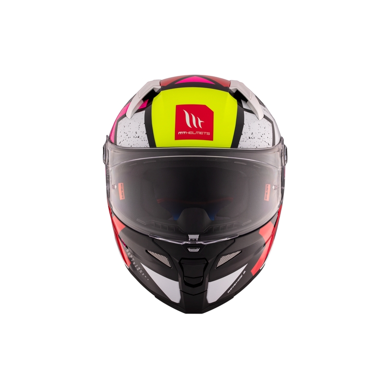 MT REVENGE 2 S Licht CO integraal motorhelm glanzend wit-roze-geel
