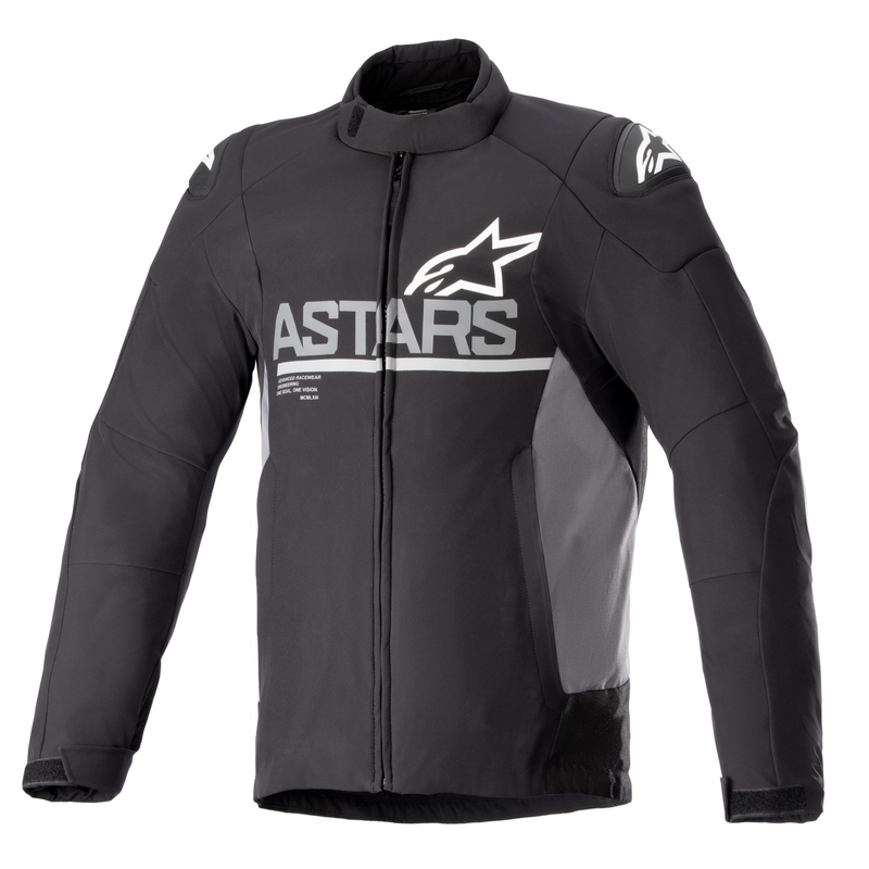 Alpinestars SMX Waterdicht Motorjack Zwart-Donkergrijs