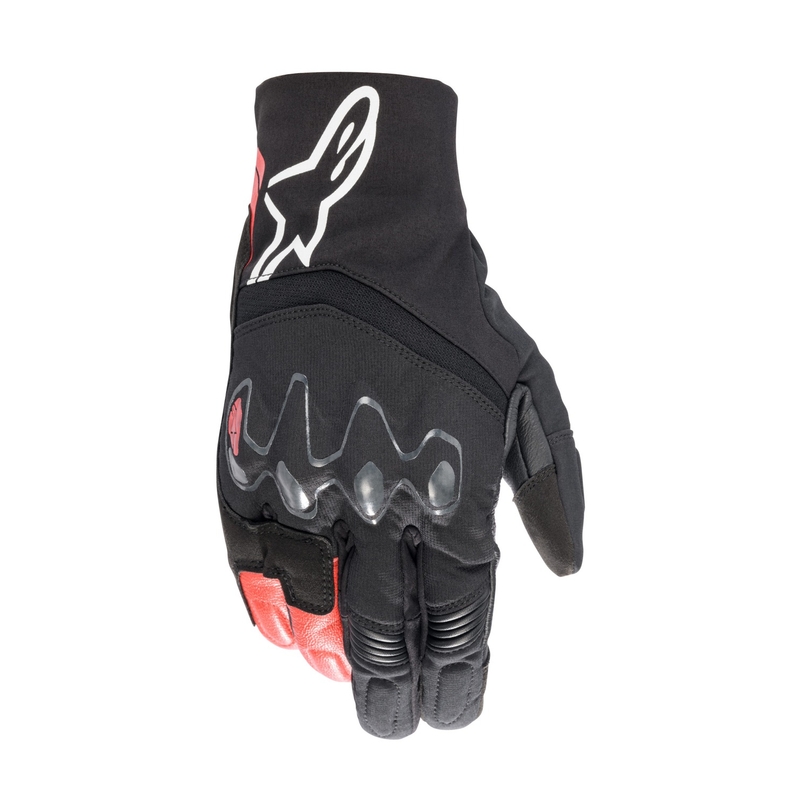 Alpinestars Hyde XT Drystar zwart en rood Motorhandschoenen