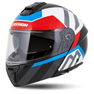 Cassida Modulo 2.1 Profile flip-up motorhelm wit-zwart-blauw-grijs