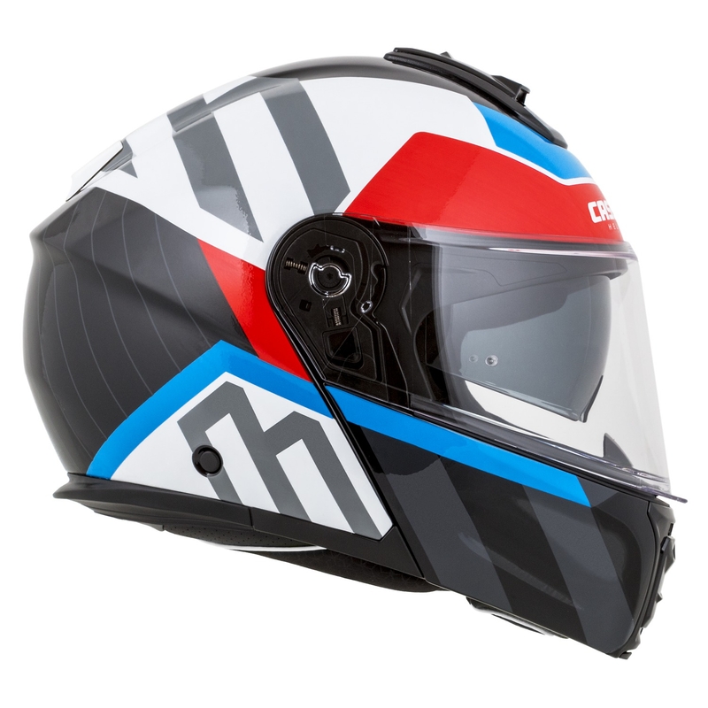 Cassida Modulo 2.1 Profile flip-up motorhelm wit-zwart-blauw-grijs