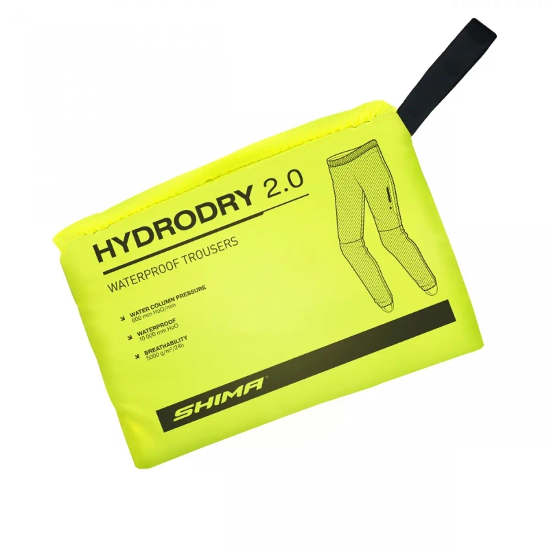 Waterdichte broek Shima Hydrodry 2.0 zwart-fluo geel