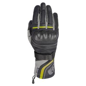 Oxford Montreal 4.0 DRY2DRY™ zwart-grijs-fluo geel motorhandschoenen