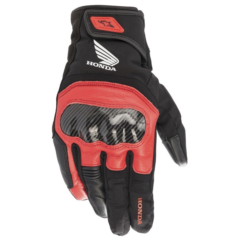 Alpinestars SMX Z Drystar Honda Zwart en Rood Motorhandschoenen