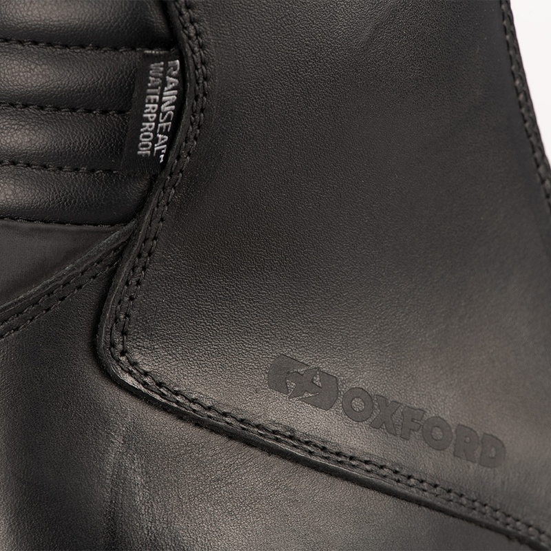 Dames Oxford Valentina Motorfiets Schoenen Zwart uitverkoop