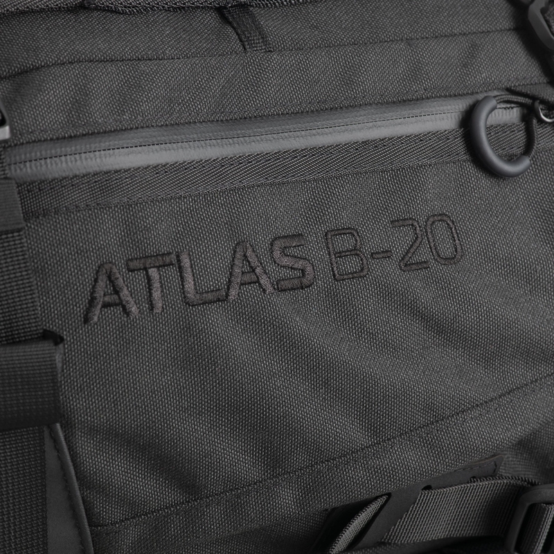 Motorrugzak Oxford Atlas B-20 Advanced Backpack 20 l zwart