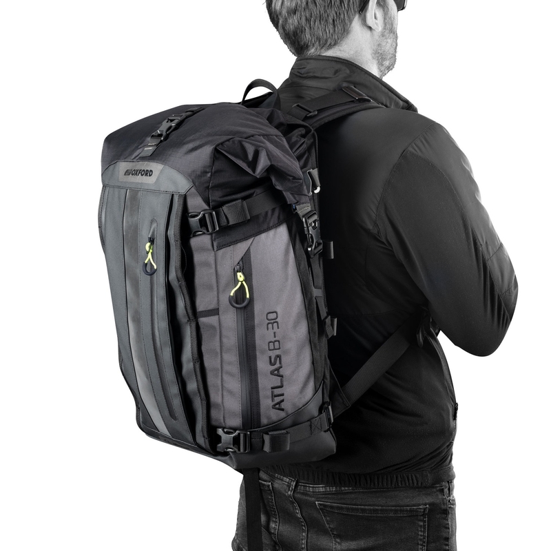 Motorrugzak Oxford Atlas B-30 Advanced Backpack 30 l zwart