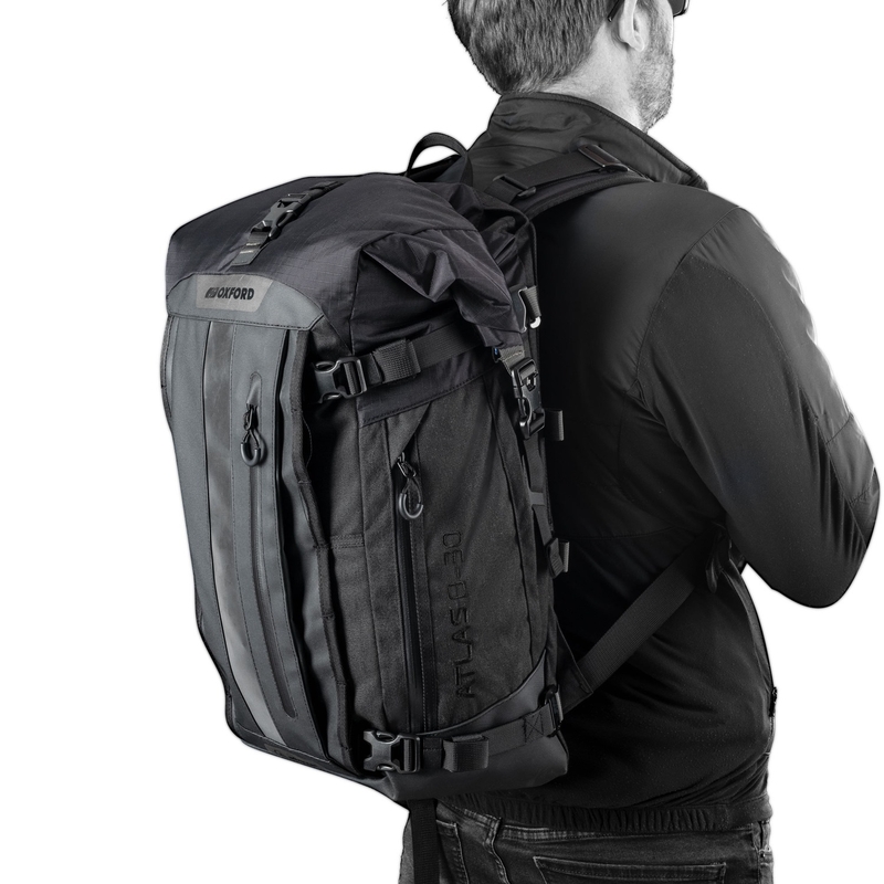 Motorrugzak Oxford Atlas B-30 Advanced Backpack 30 l grijs