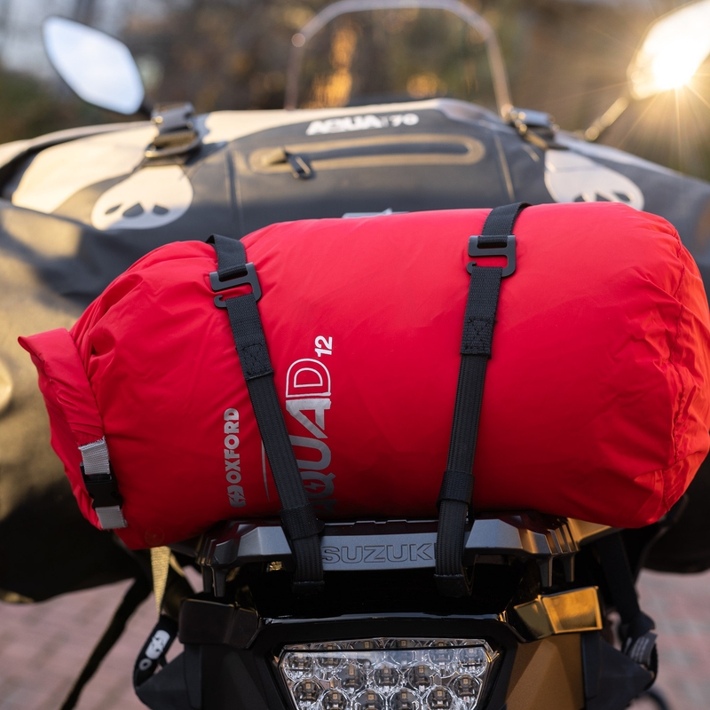 Oxford Atlas G-haak bagageriemen 2 stuks zwart 17 mm x 1,2 m