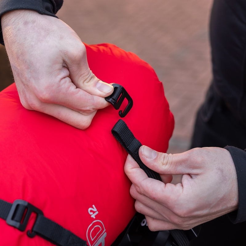 Oxford Atlas G-haak bagageriemen 2 stuks zwart 17 mm x 1,2 m