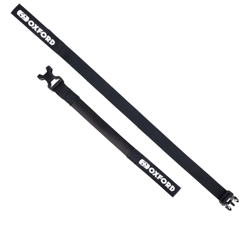 Oxford Atlas B-Clip bagageriemen 2 stuks zwart 26 mm x 2 m
