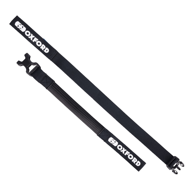 Oxford Atlas B-Clip bagageriemen 2 stuks zwart 26 mm x 1,2 m