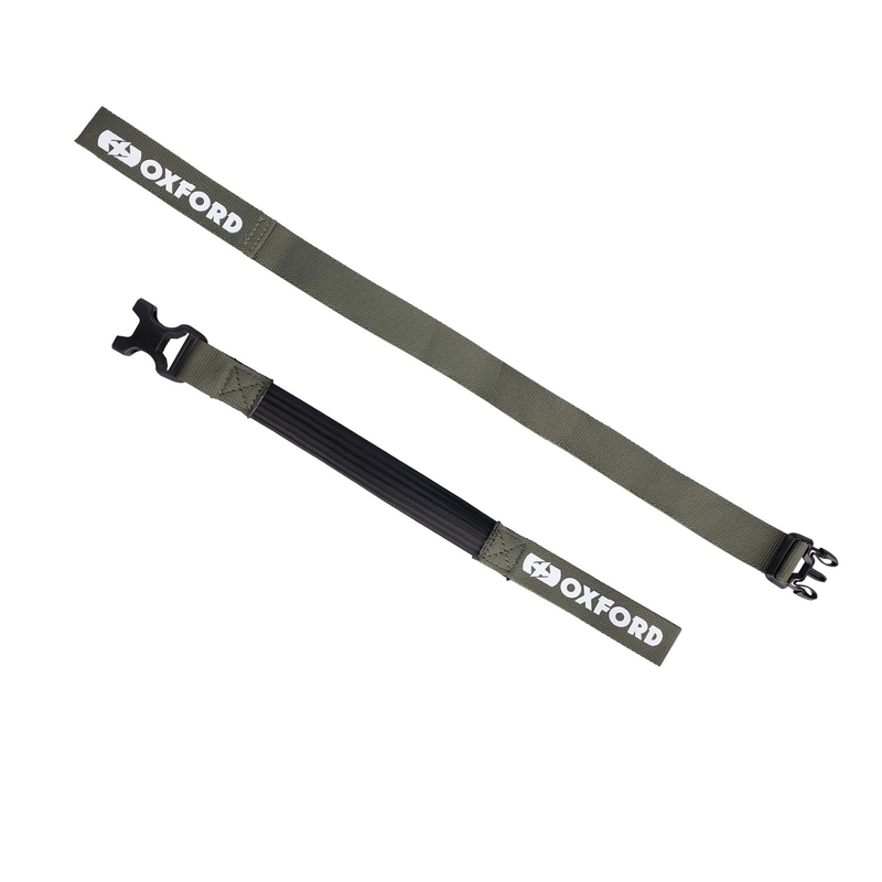 Oxford Atlas B-Clip bagageriemen 2 stuks groen 26 mm x 1,2 m