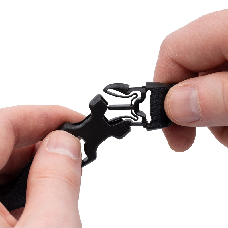 Oxford Atlas B-Clip bagageriemen 2 stuks zwart 17 mm x 1,2 m