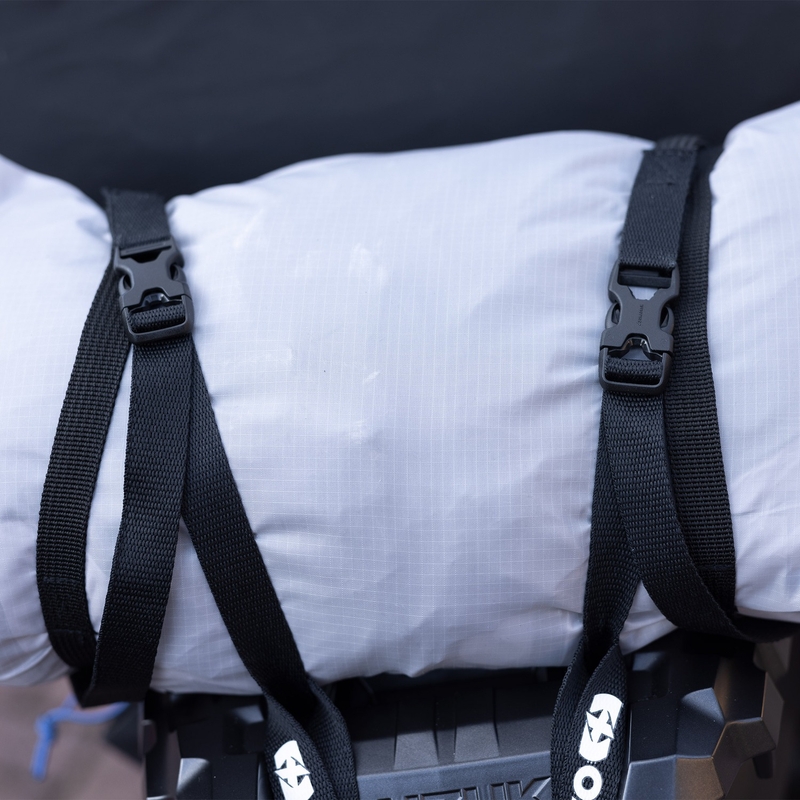 Oxford Atlas B-Clip bagageriemen 2 stuks zwart 17 mm x 1,2 m