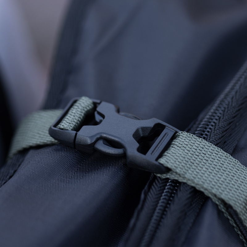 Oxford Atlas B-Clip bagageriemen 2 stuks groen 17 mm x 1,2 m