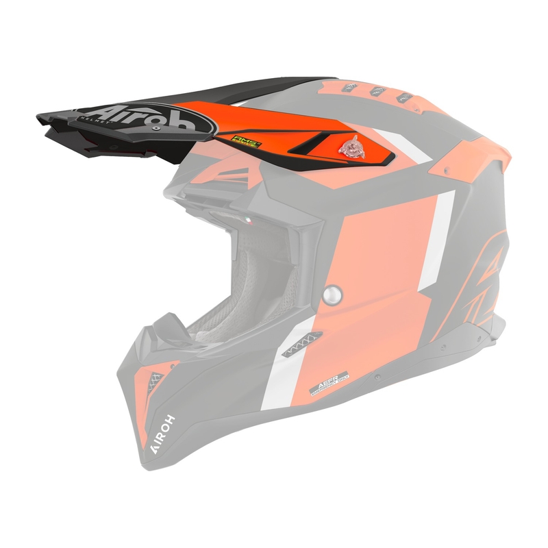 Helmvizier Airoh Aviator Glory mat oranje