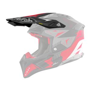 Helmvizier voor Airoh Aviator Spin rood mat