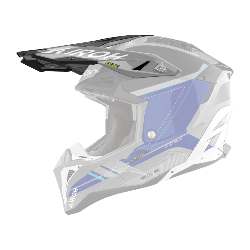 Helmvizier voor Airoh Aviator Saber blauw glanzend