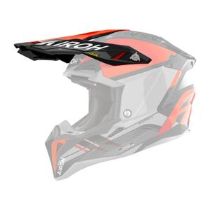Helmvizier voor Airoh Aviator Saber oranje glanzend