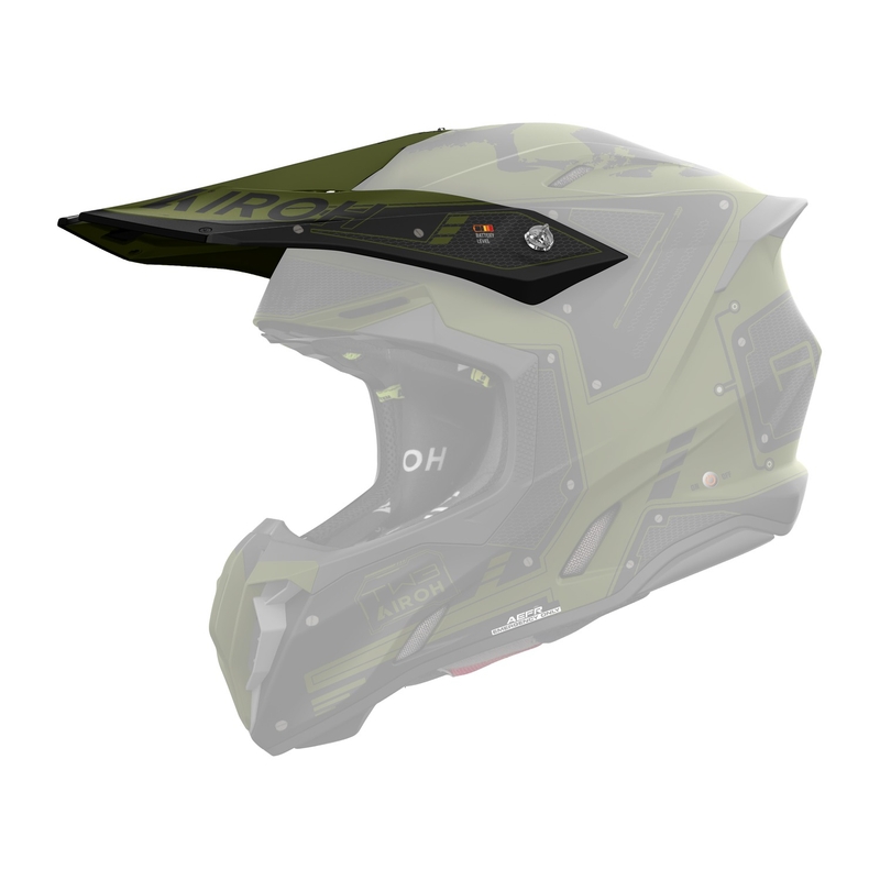 Helmvizier Airoh Twist 3 Military mat