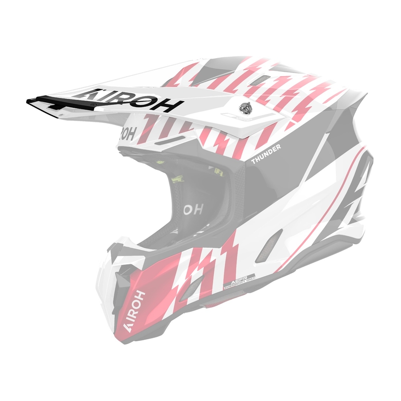 Helmvizier voor Airoh Twist 3 Thunder rood glanzend