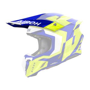 Helmvizier voor Airoh Twist 3 Dizzy blauw-geel glanzend