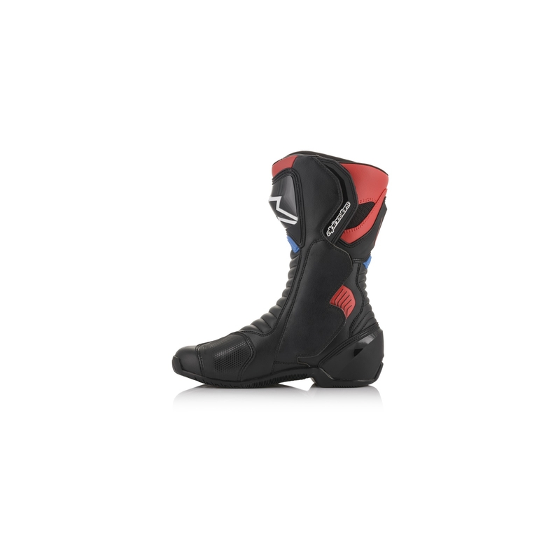 Alpinestars S-MX 6 Honda Collectie Zwart-Rood-Blauw-Wit Motorfietslaarzen