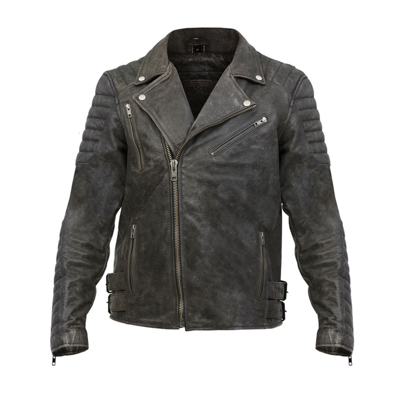 BROGER Ohio Vintage Bruin Motorjack uitverkoop