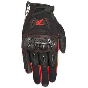 Alpinestars SMX-2 Air Carbon Honda Motorfiets Handschoenen Collectie Zwart en Rood