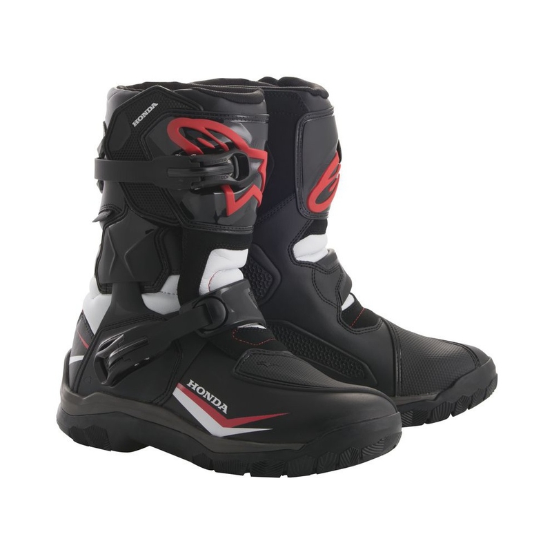 Alpinestars Belize Drystar Honda Collectie Zwart, Wit en Rood Motorlaarzen