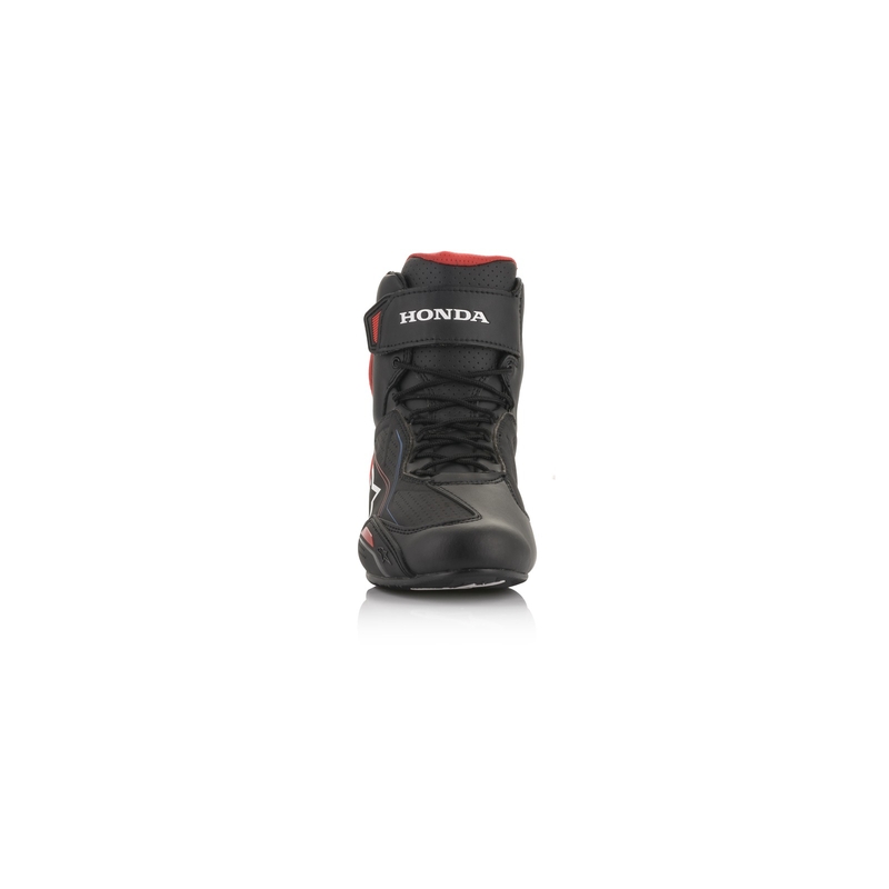 Alpinestars Faster-3 Honda collectie zwart-rood-blauwe motorlaarzen