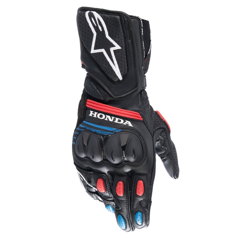 Alpinestars SP-8 Honda motorhandschoenen zwart-rood-blauw