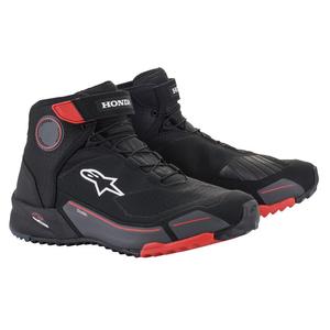 Alpinestars CR-X Drystar Honda Collectie zwart-rood-grijs motorlaarzen