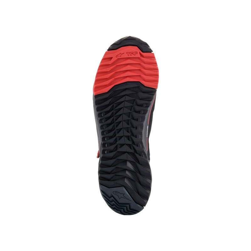 Alpinestars CR-X Drystar Honda Collectie zwart-rood-grijs motorlaarzen