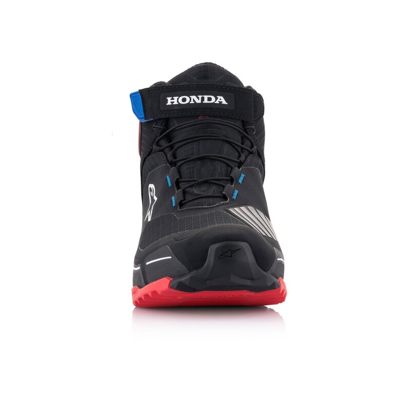 Alpinestars CR-X Drystar Honda Collectie Zwart-Rood-Blauw Motorfiets Laarzen