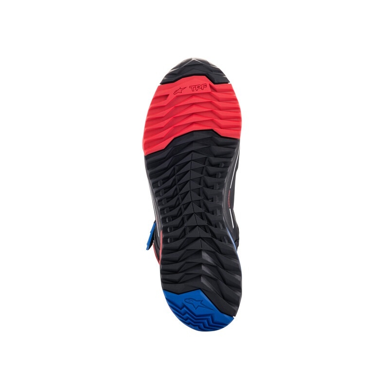 Alpinestars CR-X Drystar Honda Collectie Zwart-Rood-Blauw Motorfiets Laarzen