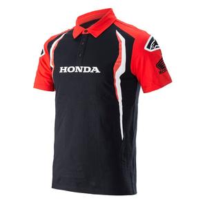 Poloshirt Alpinestars Honda rood en zwart