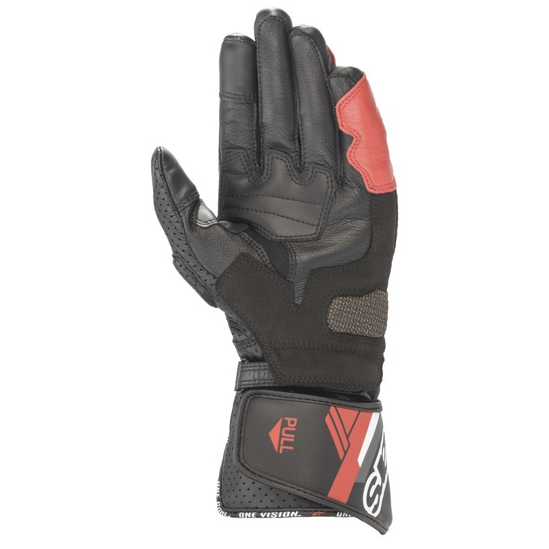 Alpinestars SP-8 motorhandschoenen zwart-wit-rood