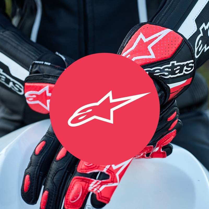 Alpinestars SP-8 dames motorhandschoenen zwart