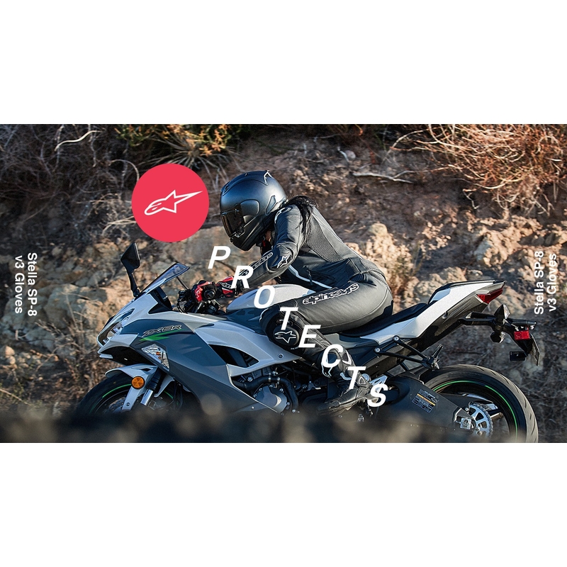 Alpinestars SP-8 dames motorhandschoenen zwart
