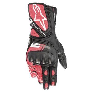 Alpinestars SP-8 motorhandschoenen voor dames zwart, wit en roze
