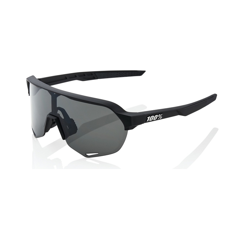 Zonnebril 100% - USA S2 zwart met rookglas