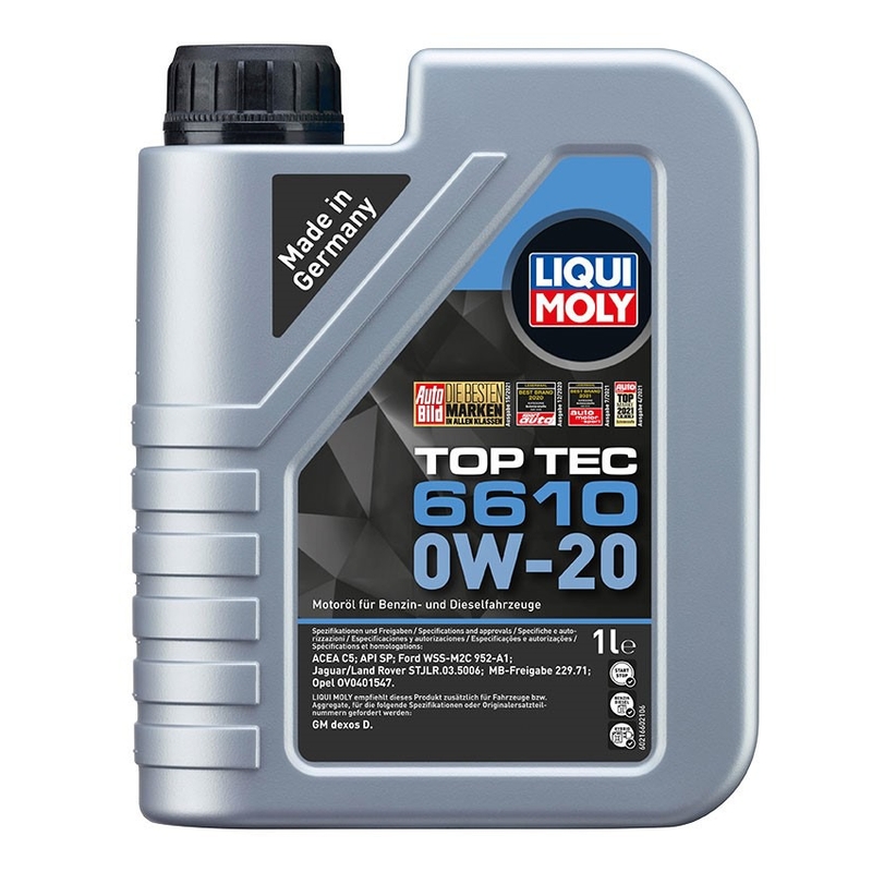 LIQUI MOLY Top Tec 6610 0W-20 synthetische motorolie 1 l