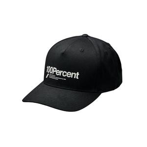 100% Manifesto Snapback cap zwart