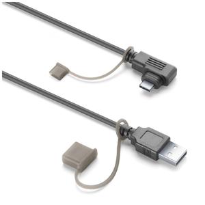 Voedingskabel voor Interphone Ridesync USB-C/USB-A