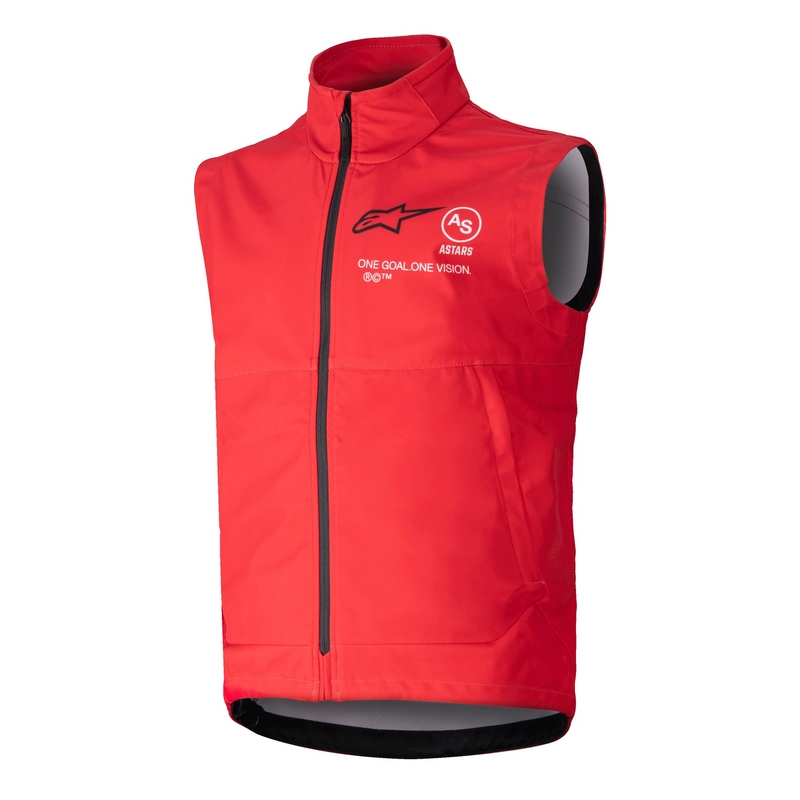 Alpinestars Techstar rood softshell vest voor kinderen