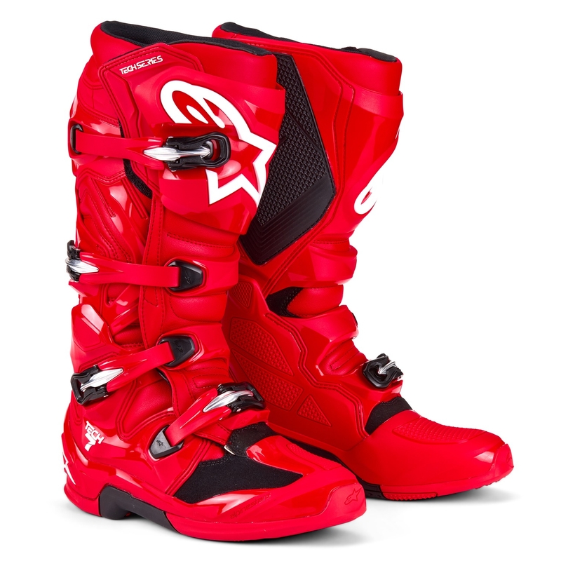 Alpinestars Tech 7 motorlaarzen rood