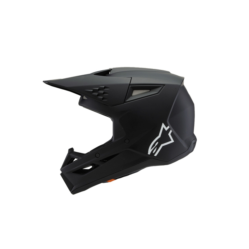 Alpinestars S-M3 Solid Kindercrosshelm Matzwart