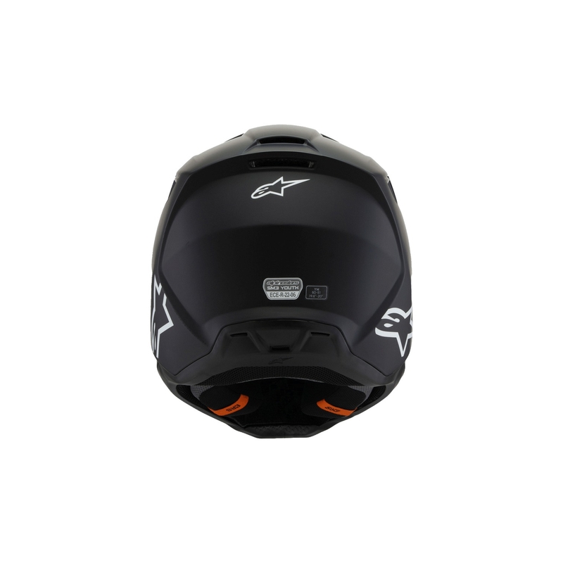 Alpinestars S-M3 Solid Kindercrosshelm Matzwart